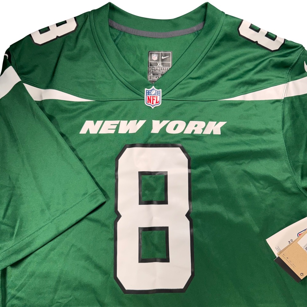 Nike Aaron Rodgers New York Jets Jersey Mens XL Green NFL Game 67NM-NJGH-9ZF-00S